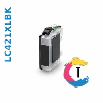 ראש דיו שחור תואם BROTHER LC421XLBK