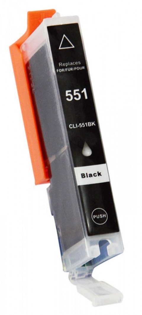 ראש דיו קנון תואם שחור CLI551BKXL