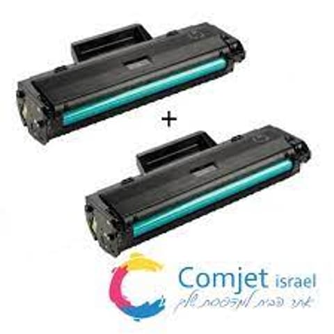 2 טונרים תואמים שחורים למדפסת |HP laser MFP m137 W1106A 106A