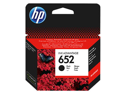 ראש דיו מקורי HP 652 שחור