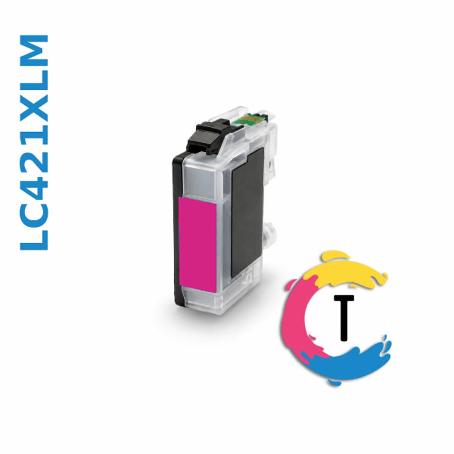 ראש דיו אדום תואם BROTHER LC421XLM