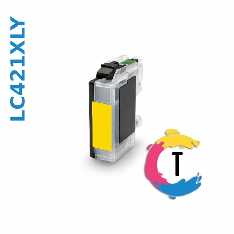 ראש דיו צהוב תואם BROTHER LC421XLY