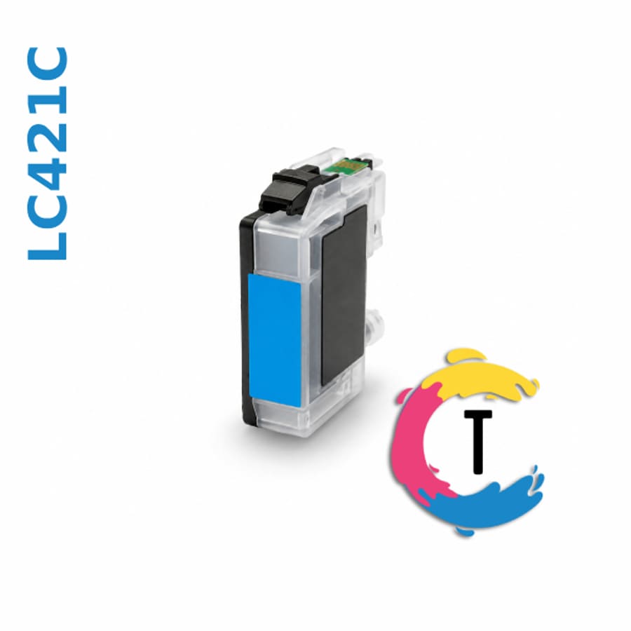 ראש דיו כחול תואם BROTHER LC421C