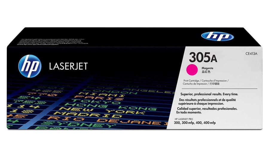 טונר מקורי HP CE413A אדום (305A) טונר מקורי HP CE413A אדום (305A)