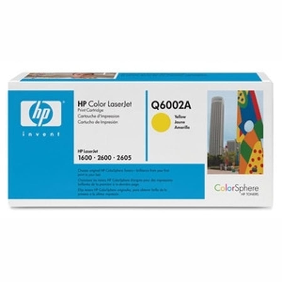 טונר מקורי HP Q6002A צהוב טונר מקורי HP Q6002A צהוב