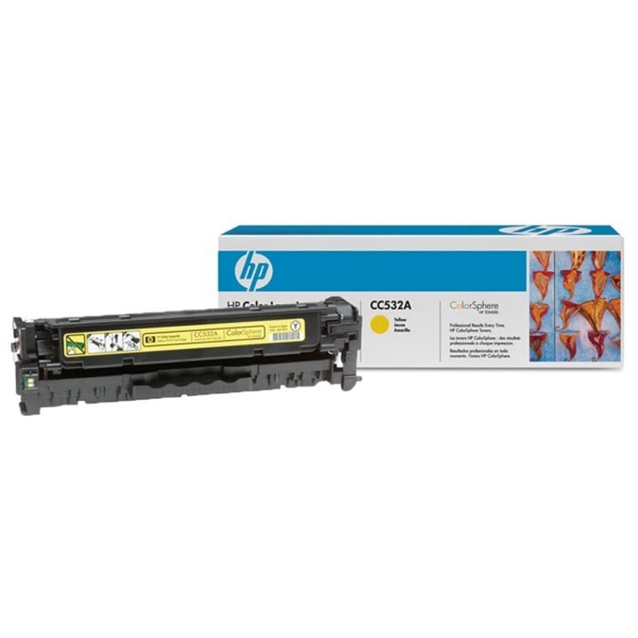 טונר מקורי HP CC532A צהוב טונר מקורי HP CC532A צהוב